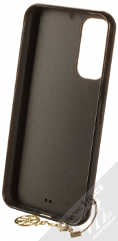 Guess Charms 4G ochranný kryt pro Samsung Galaxy A34 5G (GUHCSA34GF4GBR) hnědá černá (brown black) zepředu