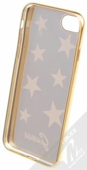 Guess Stars Soft Case ochranný kryt pro Apple iPhone 7 (GUHCP7STABE) béžová zlatá (beige gold metal) zepředu