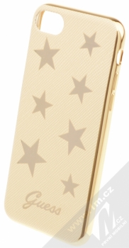 Guess Stars Soft Case ochranný kryt pro Apple iPhone 7 (GUHCP7STABE) béžová zlatá (beige gold metal)