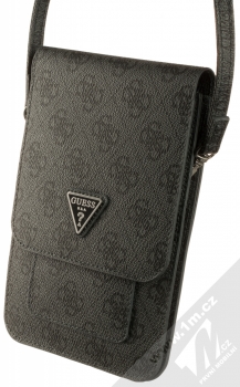 Guess Triangle 4G Wallet Universal univerzální pouzdro kabelka s kapsičkami (GUWBP4TMGR) šedá (grey)