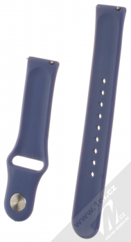 Handodo Single Color Strap silikonový pásek na zápěstí pro Samsung Galaxy Watch Active tmavě modrá (dark blue) zezadu