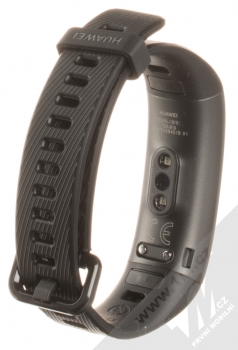 Huawei Band 3 Pro chytrý fitness náramek s GPS a senzorem srdečního tepu černá (obsidian black) zezadu