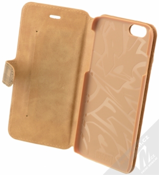 ITSKINS Angel flipové pouzdro pro Apple iPhone 6, iPhone 6S hnědá (brown) otevřené