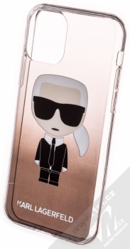 Karl Lagerfeld Ikonik Gradient ochranný kryt pro Apple iPhone 11 Pro (KLHCN58TRDFKBK) průhledná černá (transparent black)