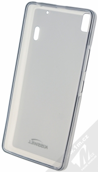 Kisswill TPU Open Face silikonové pouzdro pro Lenovo A7000 černá průhledná (black) zepředu
