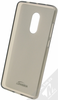 Kisswill TPU Open Face silikonové pouzdro pro Xiaomi Redmi Note 4 černá průhledná (black) zepředu