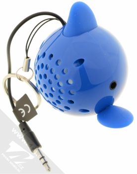 KitSound Mini Buddy Shark reproduktor pro mobilní telefon, mobil, smartphone - Žralok šedá (grey) zezadu