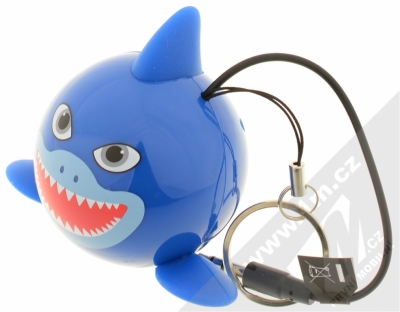 KitSound Mini Buddy Shark reproduktor pro mobilní telefon, mobil, smartphone - Žralok šedá (grey)