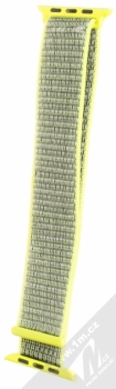 Maikes Nylon Strap textilní pásek na zápěstí pro Apple Watch 42mm žlutá (yellow)