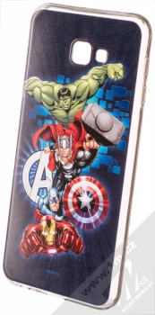 Marvel Avengers 001 TPU ochranný silikonový kryt s motivem pro Samsung Galaxy J4 Plus (2018) tmavě modrá (dark blue)