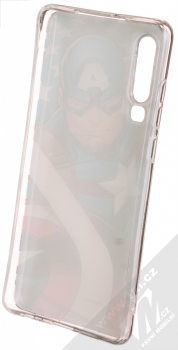 Marvel Kapitán Amerika 004 TPU ochranný silikonový kryt s motivem pro Huawei P30 vícebarevné (multicolored) zepředu