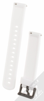 MiJobs Silicon Wrist Strap silikonový pásek na zápěstí pro Xiaomi Amazfit Bip bílá (white) zezadu
