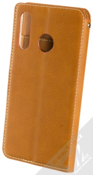 Molan Cano Issue Diary flipové pouzdro pro Huawei P30 Lite hnědá (brown) zezadu
