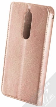 Molan Cano Issue Diary flipové pouzdro pro Nokia 5.1 růžově zlatá (rose gold) zezadu