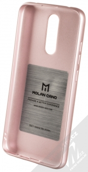 Molan Cano Jelly Case TPU ochranný kryt pro Xiaomi Redmi 8 růžově zlatá (rose gold) zepředu