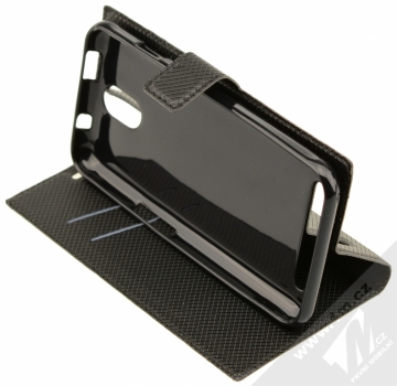 MyPhone BookCover flipové pouzdro pro MyPhone Fun 5 černá (black) stojánek