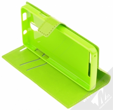 MyPhone BookCover flipové pouzdro pro MyPhone Prime Plus zelená (green) stojánek