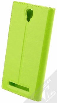 MyPhone BookCover flipové pouzdro pro MyPhone Prime Plus zelená (green) zezadu
