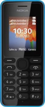 Nokia 108 Dual Sim cyan