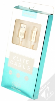 Nillkin Elite opletený USB 3.0 kabel s USB Type-C konektorem pro mobilní telefon, mobil, smartphone, tablet zlatá (gold) krabička