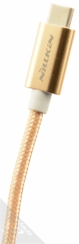 Nillkin Elite opletený USB 3.0 kabel s USB Type-C konektorem pro mobilní telefon, mobil, smartphone, tablet zlatá (gold) Type-C konektor