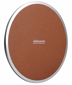 Nillkin Magic Disk III základna bezdrátového Qi nabíjení pro mobilní telefon, mobil, smartphone hnědá (brown)