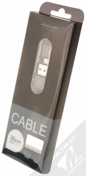 Nillkin Mini Cable plochý USB kabel s microUSB konektorem pro mobilní telefon, mobil, smartphone, tablet černá (black) krabička