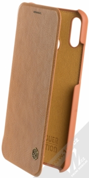 Nillkin Qin flipové pouzdro pro Huawei P20 Lite hnědá (brown)