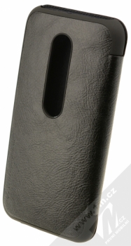 Nillkin Qin flipové pouzdro pro Moto G (Gen3) černá (black) zezadu