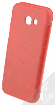 Nillkin Qin flipové pouzdro pro Samsung Galaxy A5 (2017) červená (red) zezadu