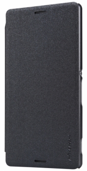 Nillkin Sparkle flipové pouzdro pro Sony Xperia M4 Aqua černá (night black)