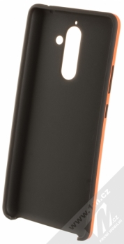 Nokia CC-506 Soft Touch Case originální ochranný kryt pro Nokia 7 Plus černá oranžová (black orange) zepředu