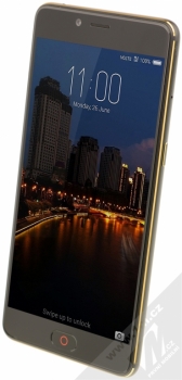 NUBIA N2 4GB/64GB černá zlatá (black gold) šikmo zepředu