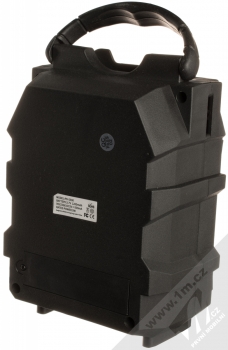 Proda S500 voděodolný Bluetooth reproduktor se světelnými efekty černá (black) zezadu