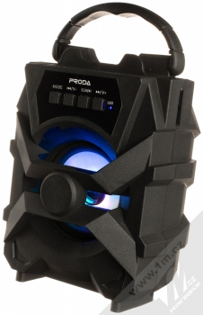 Proda S500 voděodolný Bluetooth reproduktor se světelnými efekty černá (black)