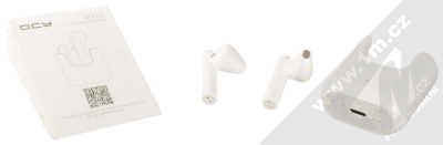 QCY T12 TWS Earbuds Bluetooth stereo sluchátka bílá (white) balení