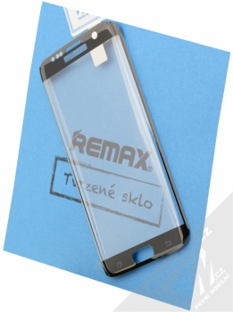 Remax Ultra-thin Magic Glass barevné ochranné tvrzené sklo pro Samsung Galaxy S7 Edge černá (black)