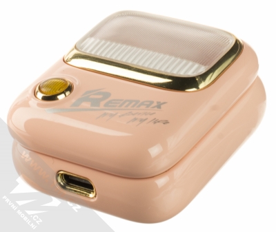 Remax Yosee Earbuds TWS Bluetooth stereo sluchátka růžová (pink) nabíjecí pouzdro