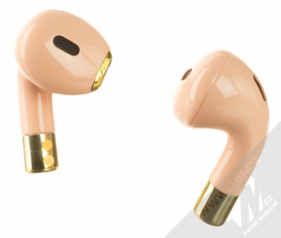Remax Yosee Earbuds TWS Bluetooth stereo sluchátka růžová (pink) zezadu