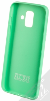Roar All Day TPU ochranný kryt pro Samsung Galaxy A6 (2018) mátově zelená (mint green) zepředu