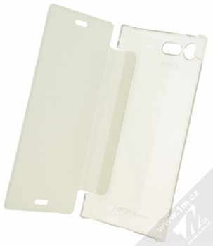 Roxfit Pro-2 Book Case flipové pouzdro pro Sony Xperia X Compact (PRO5168FC) bílá (frosted clear) otevřené