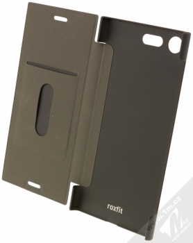 Roxfit Slim Book Case flipové pouzdro pro Sony Xperia XZ Premium (URB5172B) černá (black) otevřené