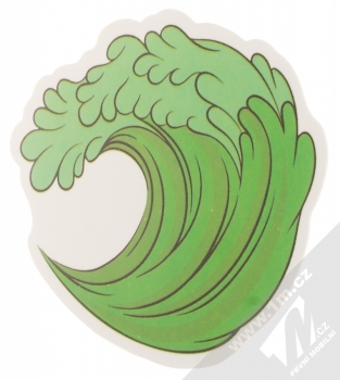 1Mcz Samolepka Mořská vlna zelená 1 