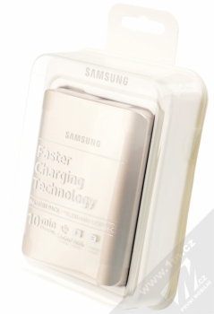 Samsung EB-PN930CZ Battery Pack PowerBank záložní zdroj 10200mAh s USB Type-C a technologií Fast Charge pro mobilní telefon, mobil, smartphone, tablet růžově zlatá (rose gold) krabička