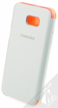 Samsung EF-FA520PL Neon Flip Cover originální flipové pouzdro pro Samsung Galaxy A5 (2017) modrá (blue) zezadu