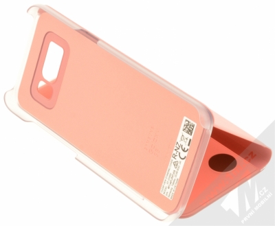 Samsung EF-ZG950CP Clear View Standing Cover originální flipové pouzdro pro Samsung Galaxy S8 růžová (pink) stojánek