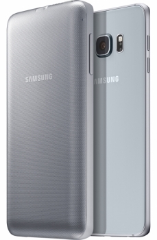 Samsung EP-TG928BS ochranný kryt se záložní baterií 3400mAh a bezdrátovým Qi nabíjením telefonu Samsung Galaxy S6 Edge+ Plus stříbrná (silver)