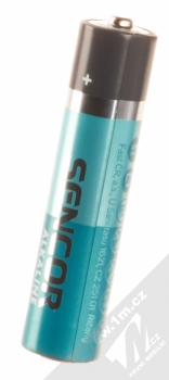 Sencor SBA LR03 4BP AAA ALK mikrotužkové baterie AAA LR3 4ks tyrkysová tmavě šedá (turquoise dark grey) baterie