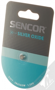 Sencor SBA V377/SR626SW 1BP knoflíková baterie V377 - 1ks stříbrná (silver) krabička