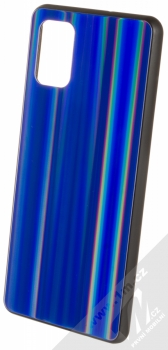Sligo Aurora Glass ochranný kryt pro Samsung Galaxy A71 měnivě modrá (iridescent blue)